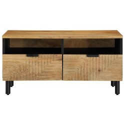 Table basse marron 80x54x40 cm bois massif de manguier 617030617030