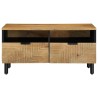 Table basse marron 80x54x40 cm bois massif de manguier 617030617030
