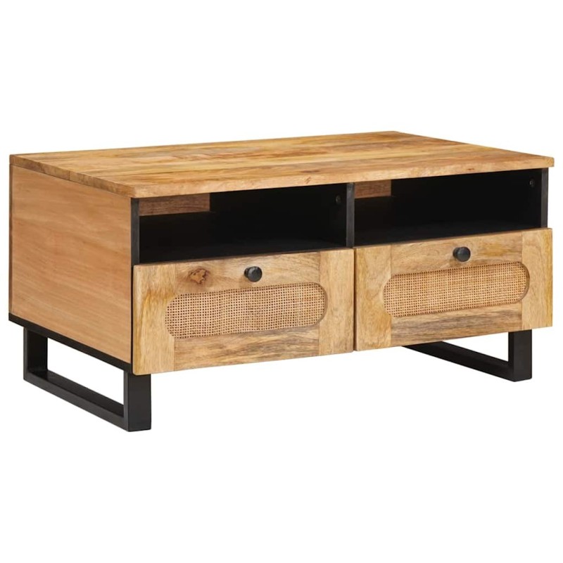 Table basse Chêne artisanal 80 x 54 x 40 cm 617032617032