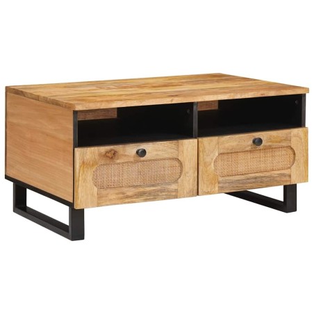 Table basse Chêne artisanal 80 x 54 x 40 cm 617032617032