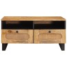 Table basse Chêne artisanal 80 x 54 x 40 cm 617032617032