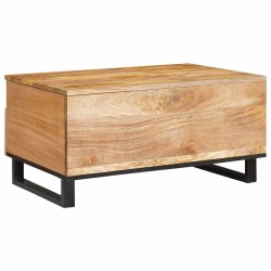 Table basse Chêne artisanal 80 x 54 x 40 cm 617032617032