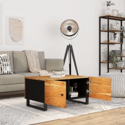 Table basse 80x50x40 cm Bois d'acacia solide et d'ingénierie 617033617033