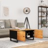 Table basse 80x50x40 cm Bois d'acacia solide et d'ingénierie 617033617033