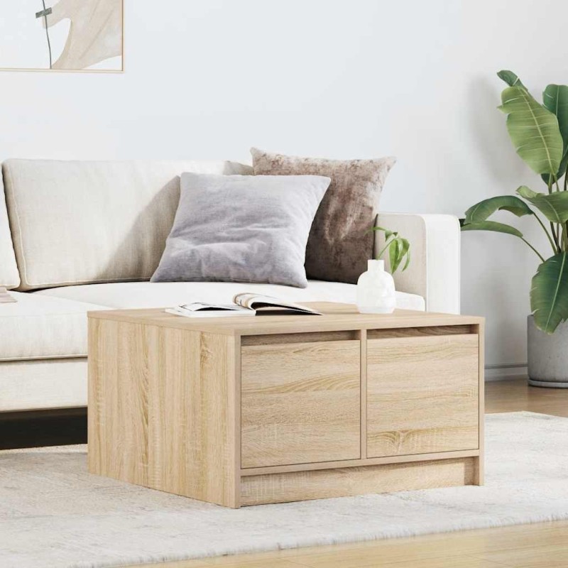 Table basse avec tiroirs chêne sonoma 70,5x70x40 cm 617035617035