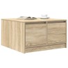 Table basse avec tiroirs chêne sonoma 70,5x70x40 cm 617035617035
