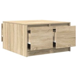 Table basse avec tiroirs chêne sonoma 70,5x70x40 cm 617035617035