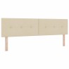 Tête de lit réglable en hauteur Crème 180 cm tissu 617036617036