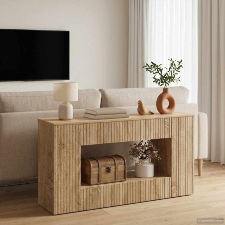 Table console Chêne Sonoma 101 x 29 x 74 cm Bois d’ingénierie 617038617038