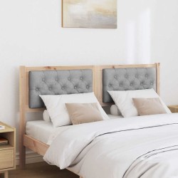 Tête de lit Marron et gris clair 150 cm Bois massif en pin 617040617040