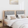 Tête de lit Marron et gris clair 150 cm Bois massif en pin 617040617040