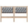 Tête de lit Marron et gris clair 150 cm Bois massif en pin 617040617040