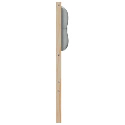 Tête de lit Marron et gris clair 150 cm Bois massif en pin 617040617040