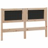 Tête de lit Marron et gris clair 150 cm Bois massif en pin 617040617040