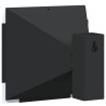 Attrape-plombs Noir 17.5 x 17.5 x 17 cm Acier 617041617041