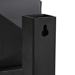 Attrape-plombs Noir 17.5 x 17.5 x 17 cm Acier 617041617041