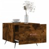 Table basse Chêne fumé 50x50x40 cm Bois d'ingénierie 617042617042