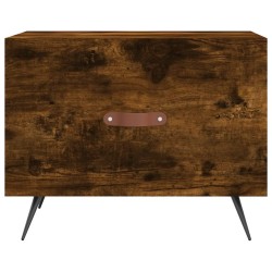 Table basse Chêne fumé 50x50x40 cm Bois d'ingénierie 617042617042