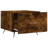 Table basse Chêne fumé 50x50x40 cm Bois d'ingénierie 617042617042