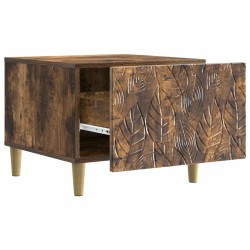 Table basse Chêne fumé 50 x 49 x 40 cm Bois d'ingénierie 617043617043