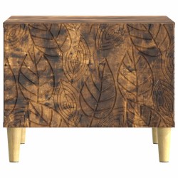 Table basse Chêne fumé 50 x 49 x 40 cm Bois d'ingénierie 617043617043