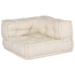 Unité de canapé modulaire 3 pcs Crème Tissu 617044617044