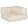 Unité de canapé modulaire 3 pcs Crème Tissu 617044617044