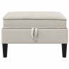Pouf avec Rangement Avoine Velours 617047617047