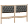Tête de lit marron et gris foncé 150 cm Bois massif en pin 617049617049