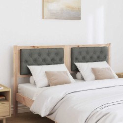 Tête de lit marron et gris foncé 150 cm Bois massif en pin 617049617049