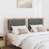 Tête de lit marron et gris foncé 150 cm Bois massif en pin 617049617049