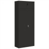 Classeur noir 90x40x220 cm acier 617056617056