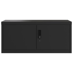 Classeur noir 90x40x220 cm acier 617056617056