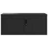 Classeur noir 90x40x220 cm acier 617056617056