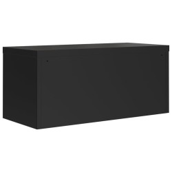 Classeur noir 90x40x220 cm acier 617056617056