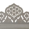 Cloison de séparation 4 panneaux Gris 160x165 cm Bois manguier 617057617057