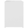 Tables de chevet 2 pcs blanc 40x30x40 cm bois d'ingénierie 617058617058