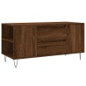 Table basse chêne marron 102x44,5x50 cm bois d'ingénierie 617063617063