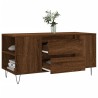 Table basse chêne marron 102x44,5x50 cm bois d'ingénierie 617063617063