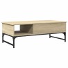 Table basse chêne sonoma 100x50x35cm bois d'ingénierie et métal 617064617064