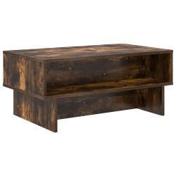 Table basse Chêne fumé 80 x 46 x 35 cm Bois d'ingénierie 617065617065