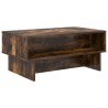 Table basse Chêne fumé 80 x 46 x 35 cm Bois d'ingénierie 617065617065
