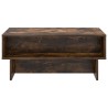 Table basse Chêne fumé 80 x 46 x 35 cm Bois d'ingénierie 617065617065