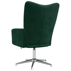 Chaise de relaxation Vert foncé Velours 617071617071
