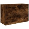 Armoire murale de bain chêne fumé 60x25x40 cm bois d'ingénierie 617073617073