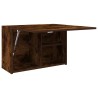 Armoire murale de bain chêne fumé 60x25x40 cm bois d'ingénierie 617073617073