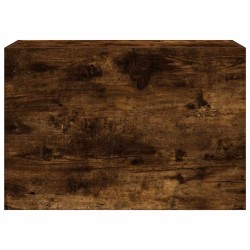 Armoire murale de bain chêne fumé 60x25x40 cm bois d'ingénierie 617073617073