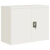 Classeur blanc 90x40x70 cm acier 617075617075