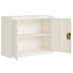 Classeur blanc 90x40x70 cm acier 617075617075