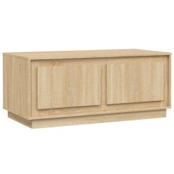 Table basse chêne sonoma 102x50x44 cm bois d'ingénierie 617080617080